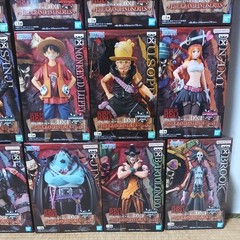 One Piece Film Red DXF Figure 18 Complete Full Set Uta Shanks Luffy Banpresto