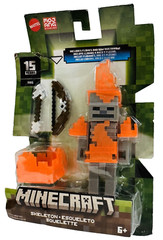 Minecraft 15 Years Skeleton with Flames, Bow & Arrow 3.5″ Figure 6C