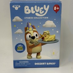Disney Bluey Studio Collection Series 1 Duck Dessert Cake Bingo 5” Figurine NEW