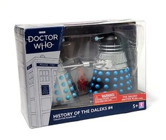 Doctor Who HISTORY OF THE DALEKS #4 Two Figure Action Set 1965 BBC 2020 B&M 1 2