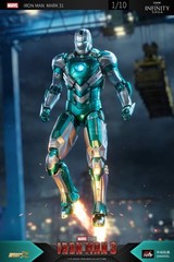 ZD Toys Marvel Iron Man 3 1/10 Iron Man MK31 Action Figure