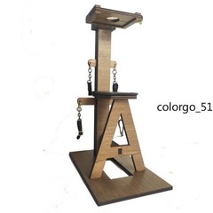 1/6 Wood Guillotine Scene Props Accessories For 12” Action Figure Model DIY NEW