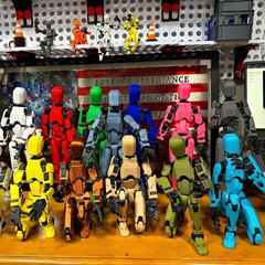 Assembled – Upgrade 3D Print Multi-Articulated Action Figure, T13 Action Figure,