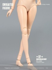 US STOCK 1:6 Large Breast Flexible Pale Body 12″ Female Action Figure Model Doll