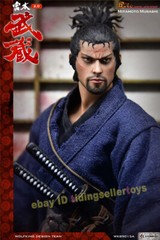 WOLFKING Miyamoto Musashi 1/6 Action Figure With base Collection 12in. IN STOCK
