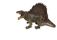 JURASSIC Toy DIMETRODON Bootleg KO chap mei Indonesia DINOSAUR ACTION FIGURE