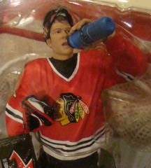 2002 McFarlane NHL Sportspicks ~Jocelyn Thibault~ Blackhawks..RED CHASE VARIANT