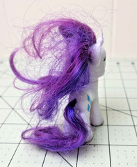 2010 Hasbro My Little Pony MLP 3″ G4 RARITY Blue Diamonds Brushable Toy