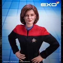 EXO-6 Star Trek Voyager 1/6 ~ CAPTAIN JANEWAY,Lt TUVOK & the EMH FREE SHIPPING