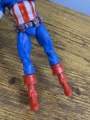 2009 Marvel Universe Captain America Action Figure 70 Years 4” Loose With Shield