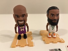 NBA Ballers Series 2 SHAQUILLE O’NEAL & JAYLEN BROWN Figure w/ Card & Stickers