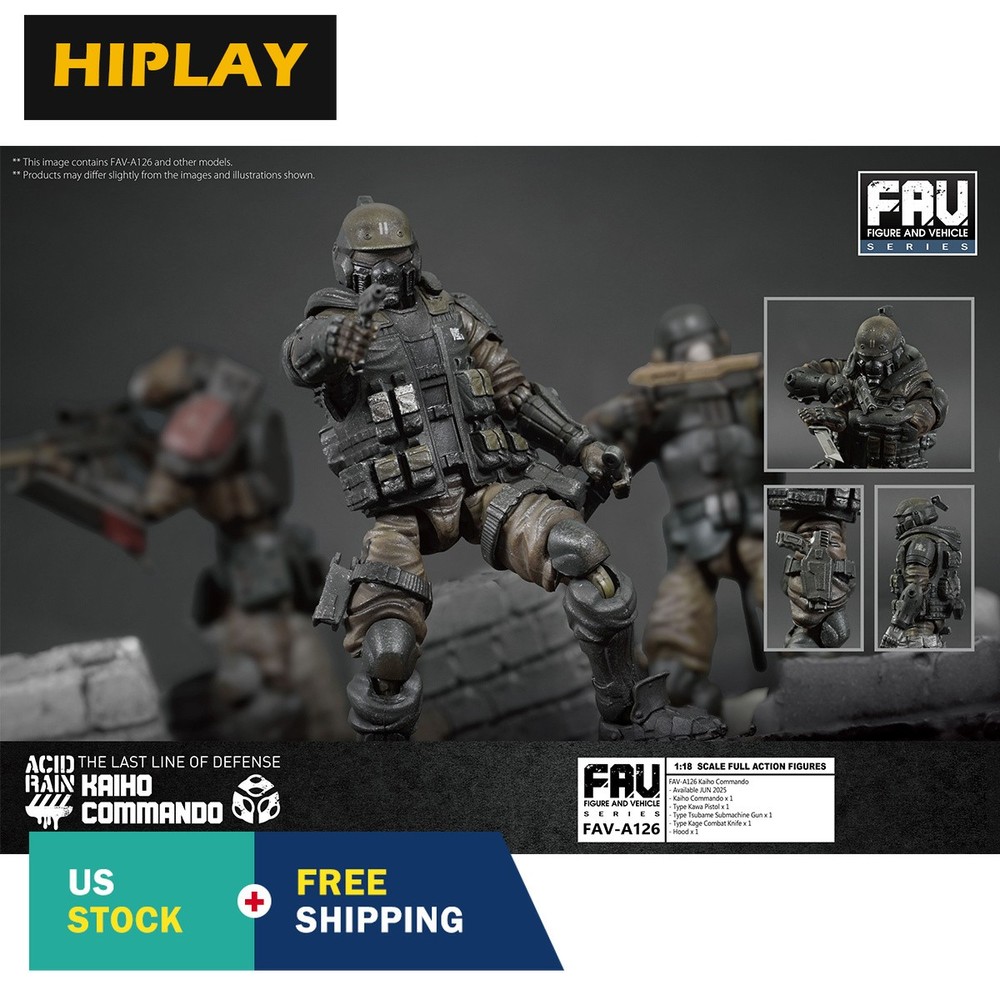 HiPlay TOY ALLIANCE 1/18 Acid Rain World FAV-A126 Kaiho Commando Action Figures