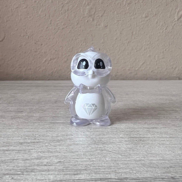 Ryan’s World Peck The Penguin 2″ Transparent Action Figure Bonkers 2019 Toy