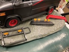 Ramen Toy REV04 Recoil A-Team van R.E.V.04 Black 1/12 Scale Fits Marvel Legends