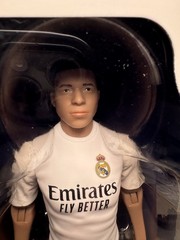 Real Madrid Mbappe 8″ Collectible Soccer Action Figure Banbo Toys Jersey #10-NIB