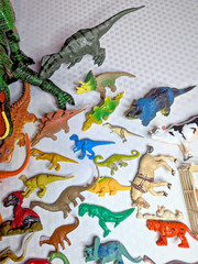 Lot of 130+ Plastic Rubber Dinosaurs 1 Battery Operated & Vintage Animals