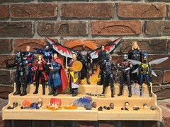 Marvel Legends MCU Lot – Falcon, Winter Soldier, Dr Strange, Scarlet Witch, Wong