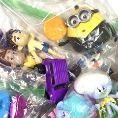 Boys & Girls Action Figure/Small Doll Lot Ages 6+ 5 Lbs Of Toys Cleaned