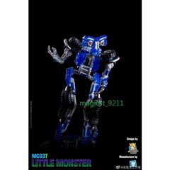 DR.WU Little Monster Action Figure TOY 8CM MC03T Wheelie Trucks Robots PVC/ABS