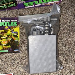 Teenage Mutant Ninja Turtles TMNT Fire Escape Free Fall Parts Still Straped Down