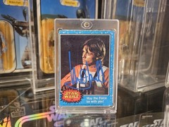 Vintage Star Wars Luke Brown Hair Kenner 1977 UKG 75,Topps Signed By Mark Hamill
