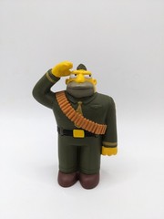 The Simpsons Corporal Punishment Multicoloured Plastic Action Figure Fox 2005