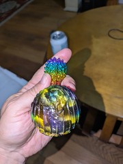 Gumtaro Gyogura Space Merman OP Customs Devera Nebula Colorway Kaiju Sofubi