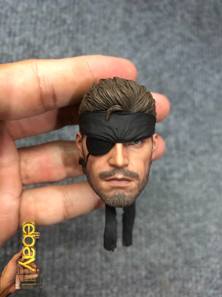 1/6 Hot Toys VGM15 Metal Gear Solid 3 Snake Head Sculpt for Action Figure