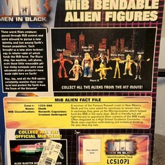 Galoob Men in Black Skulk Bendable Alien Action Figure Boxed 1997