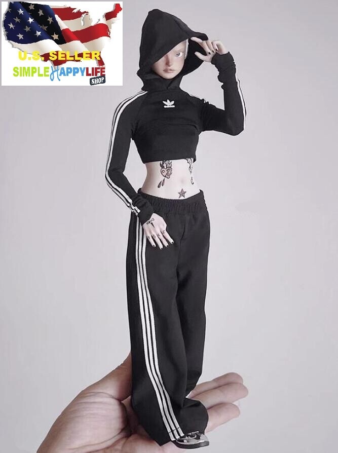 1/6 fashion top wide leg pants for 12″ female figure phicen Hot Toys ❶USA❶
