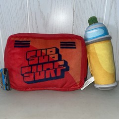 Subway Surfers Street Jammers Spray Can, Boombox Plush Sound Effects/Music Works