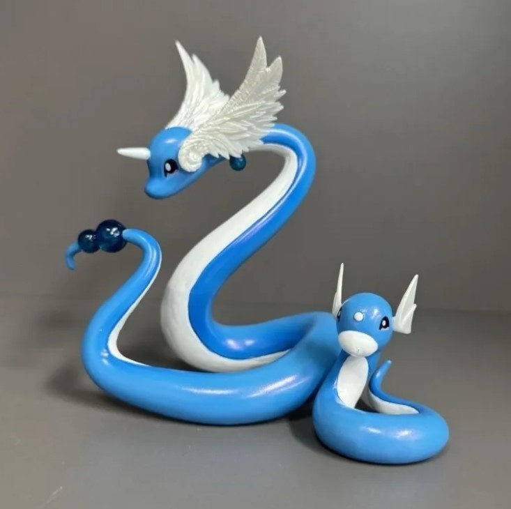 Dragonair and Dratini Figure Set – New Style Pokemon – TAKARA TOMY – Brand New