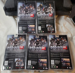 Big Fish Toys Mass Effect 3 Figure Collection 5 Series 1 and 2 Bioware EA NIB