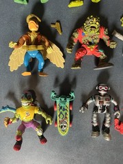 Vintage Teenage Mutant Ninja Turtles Action Figures Lot x11 w/ Accessories TMNT