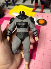 Mezco one 12 adam strong absolute batman body suit an trunks only