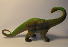 Dinosaur Apatosaurus plastic figure 9″ Toy Major Trading 2000
