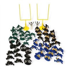 Large Lot 50+ Kaskey Kids Football Guys Sports Action Figures Goal Posts Refs