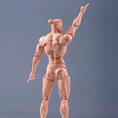 Romankey X COWL 1/12 Yellow 6in Male Action Figure Joint Body Doll Model w/Head