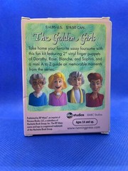 The Golden Girls Finger Puppets Vinyl Figures w/mini Book! New! (Has Box Damage)