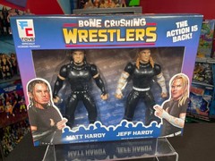 FC Toys Wrestling Bone Crushing Wrestlers Matt Jeff Hardy Figures BCA Lot 1/500