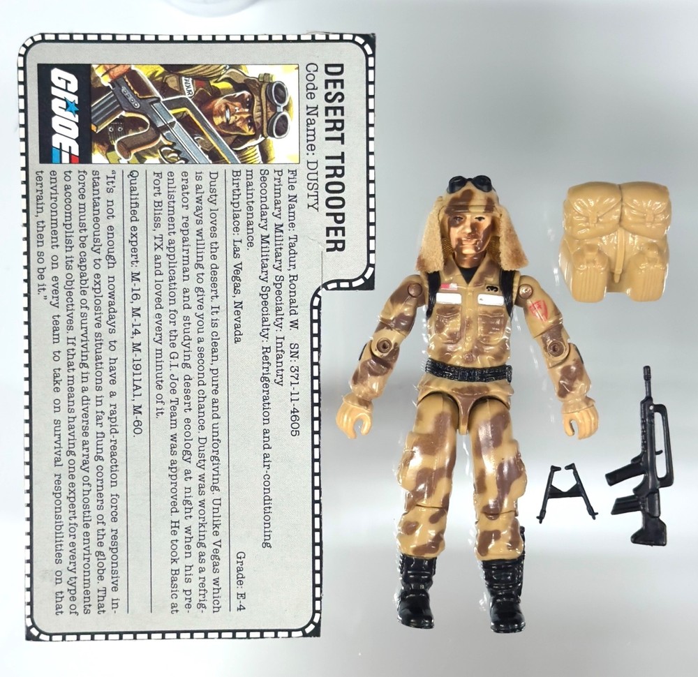 Vintage Gi Joe – Original v3 – ROADBLOCK – Hasbro 1993 – Filecard