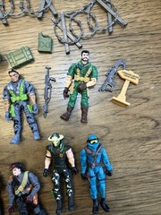 Lanard The Corps Special Force Units Action Figures Weapons Accesories Lot of 11