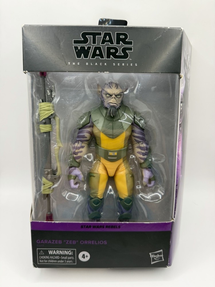 Hasbro Star Wars Black Series Rebels Garazeb “Zeb” Orrelios 6 Inch Action Figure