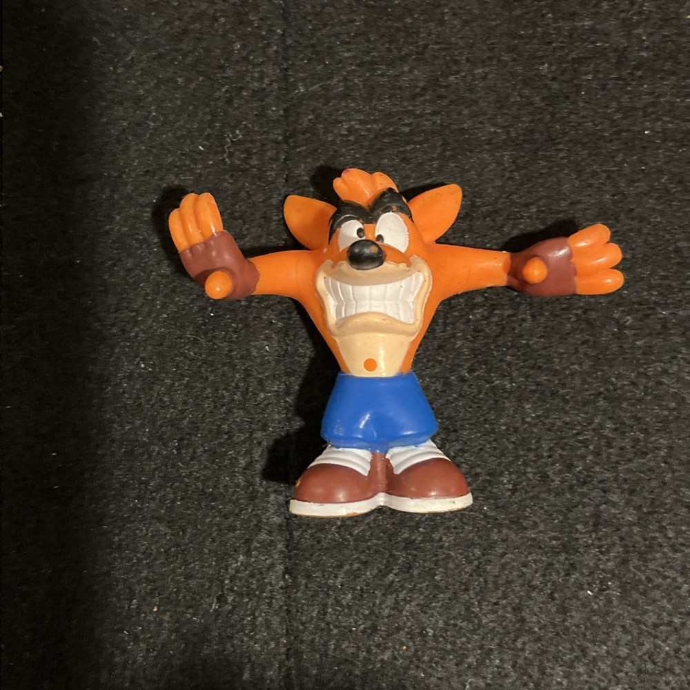 Crash Bandicoot Plastic Figure Toy PS1 Playstation Sony