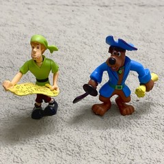 5PCS Scooby Doo Mystery Mates Shiver Me Timbers & the Pirate Crew Figures