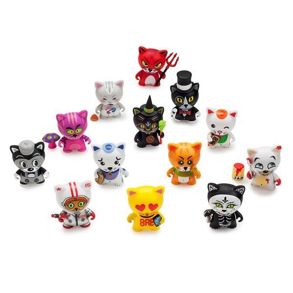 FULL CASE OF 20 BLIND BOX TRICKY CATS MINI SERIES VINYL MINI FIGURES KIDROBOT