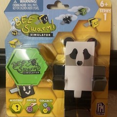 New BEE SWARM SIMULATOR Panda Bear Figure & Honeycomb Roblox