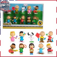 Peanuts Collector’s Figure Set | 10 Play Figures for Kids