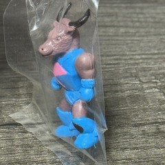 Animal Robot Fighter Transmegator #9 Tauratron Blue Bull Figure Battle Beasts KO