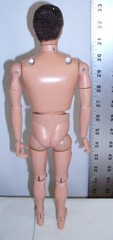HASBRO GI JOE ACTION MARINE FUZZY HEAD TALKING DOLL WITH CLOTHES 1960s